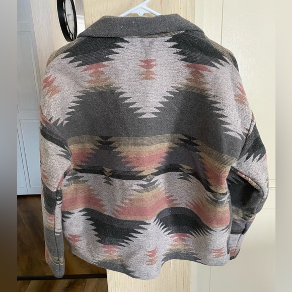 Aztec soft wool button up jacket - Picture 4 of 4